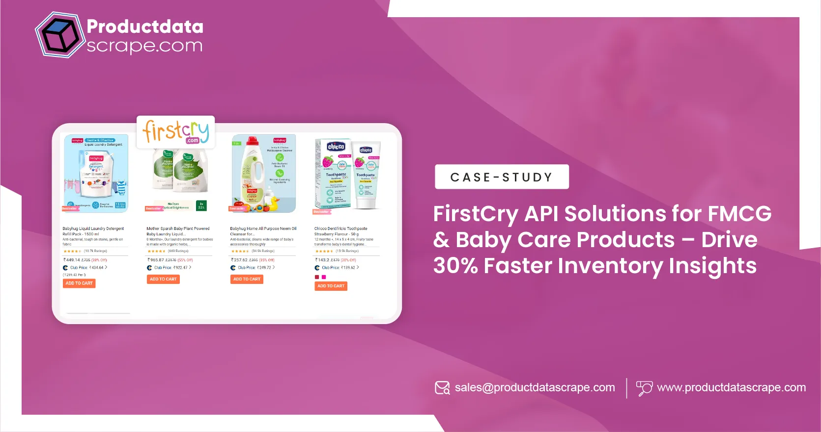 FirstCry API Solutions for FMCG & Baby Care Products – Drive 30% Faster Inventory Insights